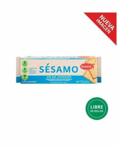 GALLETITAS GRANIX SESAMO SIN SAL 190G