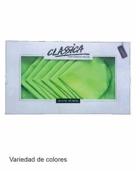 MANTEL LABRADO 2M CON SERVILLETAS