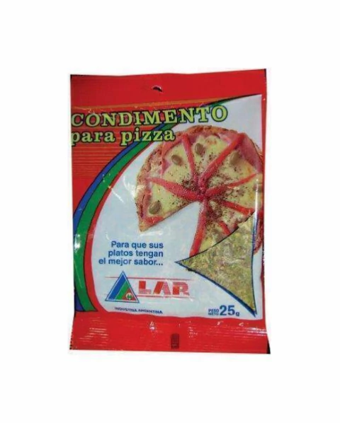 CONDIMENTO PIZZA LAR 25G