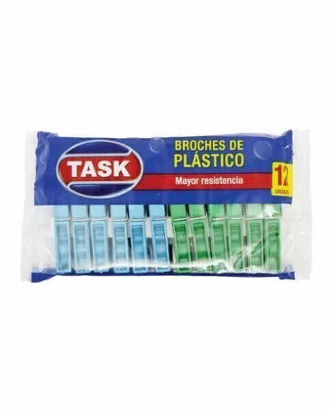 BROCHES PLASTICOS TASK 12U