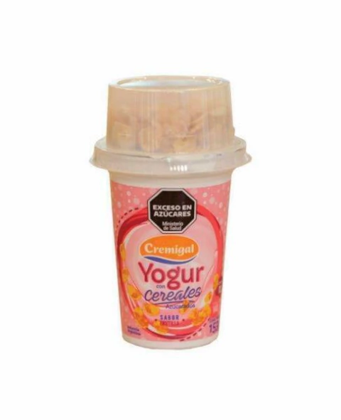 YOGUR CREMIGAL FRUTILLA CON CEREAL 155G