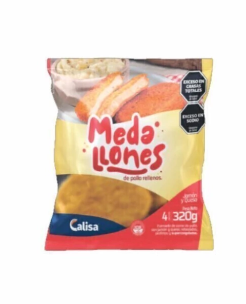 MEDALLON CALISA RELLENO DE JAMON Y QUESO 320G
