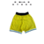 Short MNML Yellow White And Back Striped - comprar online
