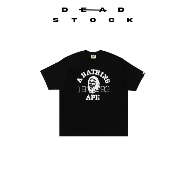 Bape Og Ape Head College Relaxed Fit Tee Black thumbnail 2