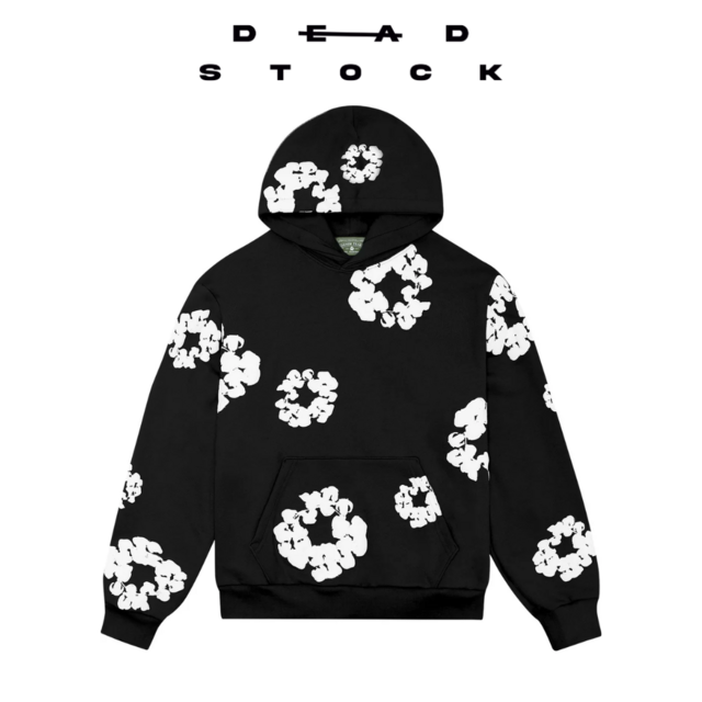 Denim Tears The Cotton Wreath Sweatshirt Black thumbnail 2