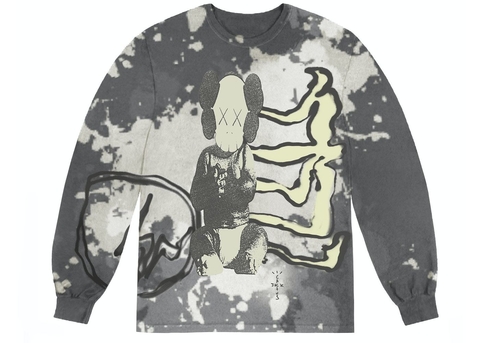Travis Scott Cactus Jack + Kaws For Fragment L/S Tee