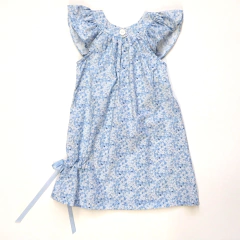 Vestido Liberty Celeste - comprar online
