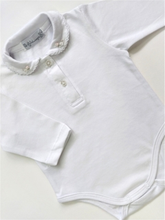 Body Cuello Baby Bordado blanco en internet