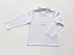 Remera Cuello Baby Bordado blanca en internet
