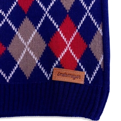 Sweater rombo azul en internet