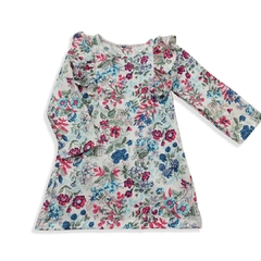 Vestido petunias crudo