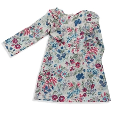 Vestido petunias crudo - comprar online