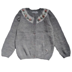 Americana guarda bordada CON ROSA