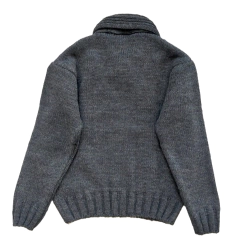 Sweater Smocking gris oscuro - comprar online