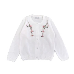 Americana blanca bordada