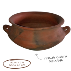 Maceta tinaja de barro artesanal - tienda online