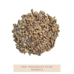 Piedra marmolina de 2,5 a 5 Mm. Bolsa de 1 Kg - Nuevo Vivero Hanasono