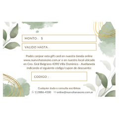GIFT CARD (digital) - comprar online