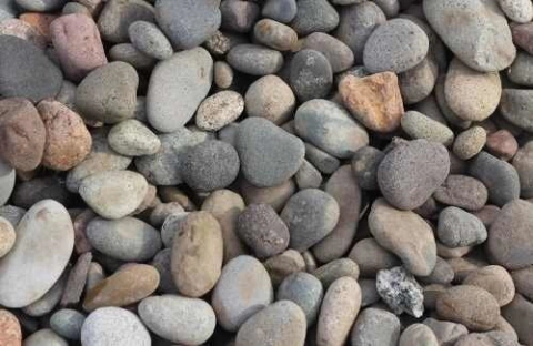 Piedra canto rodado de rio de mendoza