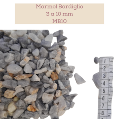 Piedra marmol color bardiglio en bolson big bag en internet