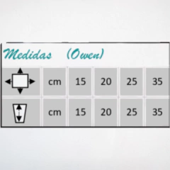 Maceta Owen cuadrada - comprar online