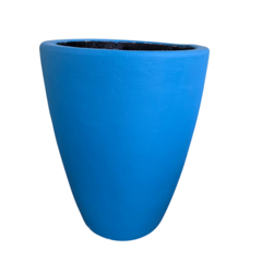 Maceta de fibrocemento cono moderno pintada - comprar online