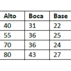 Maceta de fibrocemento - cono moderno en internet