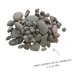 Piedra canto rodado de rio de mendoza - Nuevo Vivero Hanasono