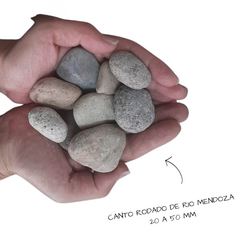 Piedra canto rodado de rio de mendoza - tienda online