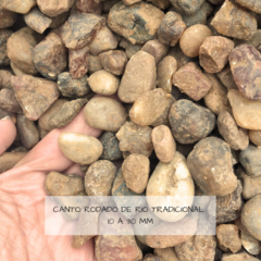Piedra canto rodado de rio tradicional en bolson big bag - Nuevo Vivero Hanasono