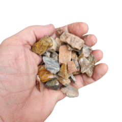Piedra dolomita ocre gris en Bolson big bag
