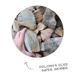 Bolson m³ Piedra dolomita super grande - Nuevo Vivero Hanasono