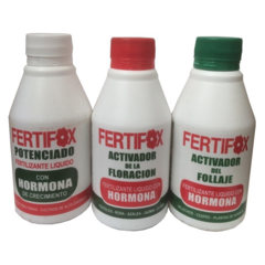Combo fertilizantes Fertifox (Follaje + Potenciado + Floracion X 200 Cc )
