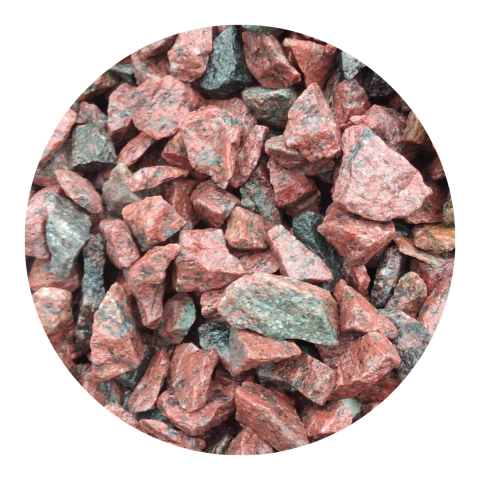 Piedra granza Granito Rojo Sierra chica - comprar online