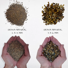 Grava natural de río - comprar online
