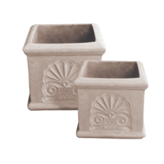 Maceta de fibrocemento - cubo La Barra - comprar online