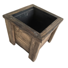 Maceton de madera con borde en internet