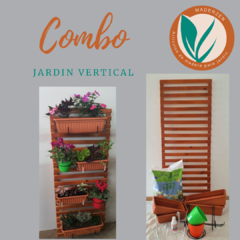 Combo treillage - jardin vertical modelo largo