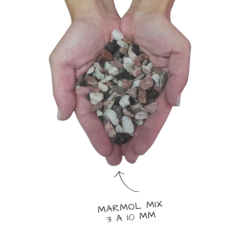 Piedra marmol mix en bolson big bag - Nuevo Vivero Hanasono