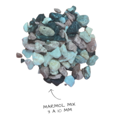 Piedra marmol mix en bolson big bag - comprar online