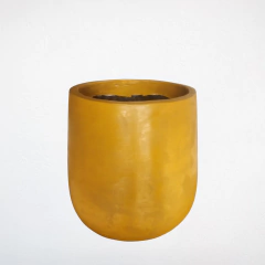 Maceta de fibrocemento misionera 38 cm pintada