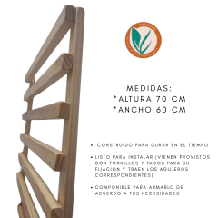 Treillage de madera modelo corto - Panel vertical - Nuevo Vivero Hanasono