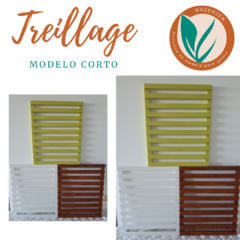 Treillage de madera modelo corto - Panel vertical