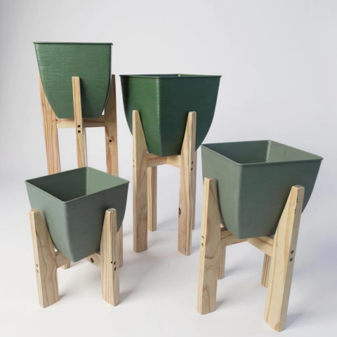 Maceta Owen cuadrada - comprar online