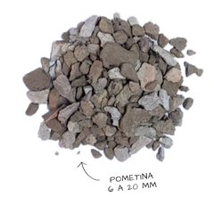 Piedra pometina en bolson big bag - tienda online