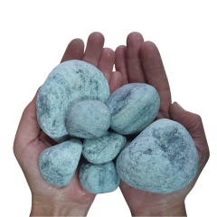 Piedra marmol rolado /redondeada bardiglio - comprar online
