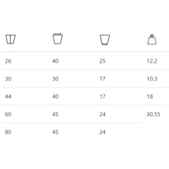 Maceta de fibrocemento - trapecio moderno - comprar online