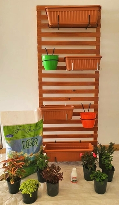 Combo treillage - jardin vertical modelo largo en internet