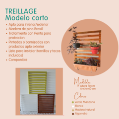 Treillage de madera modelo corto - Panel vertical en internet