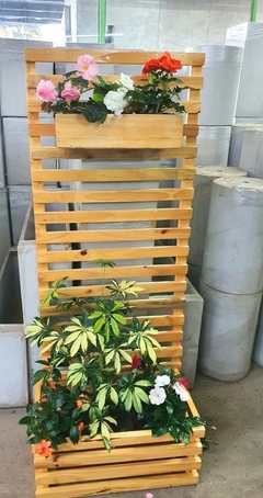 Imagen de Treillage de madera - panel vertical - modelo recto